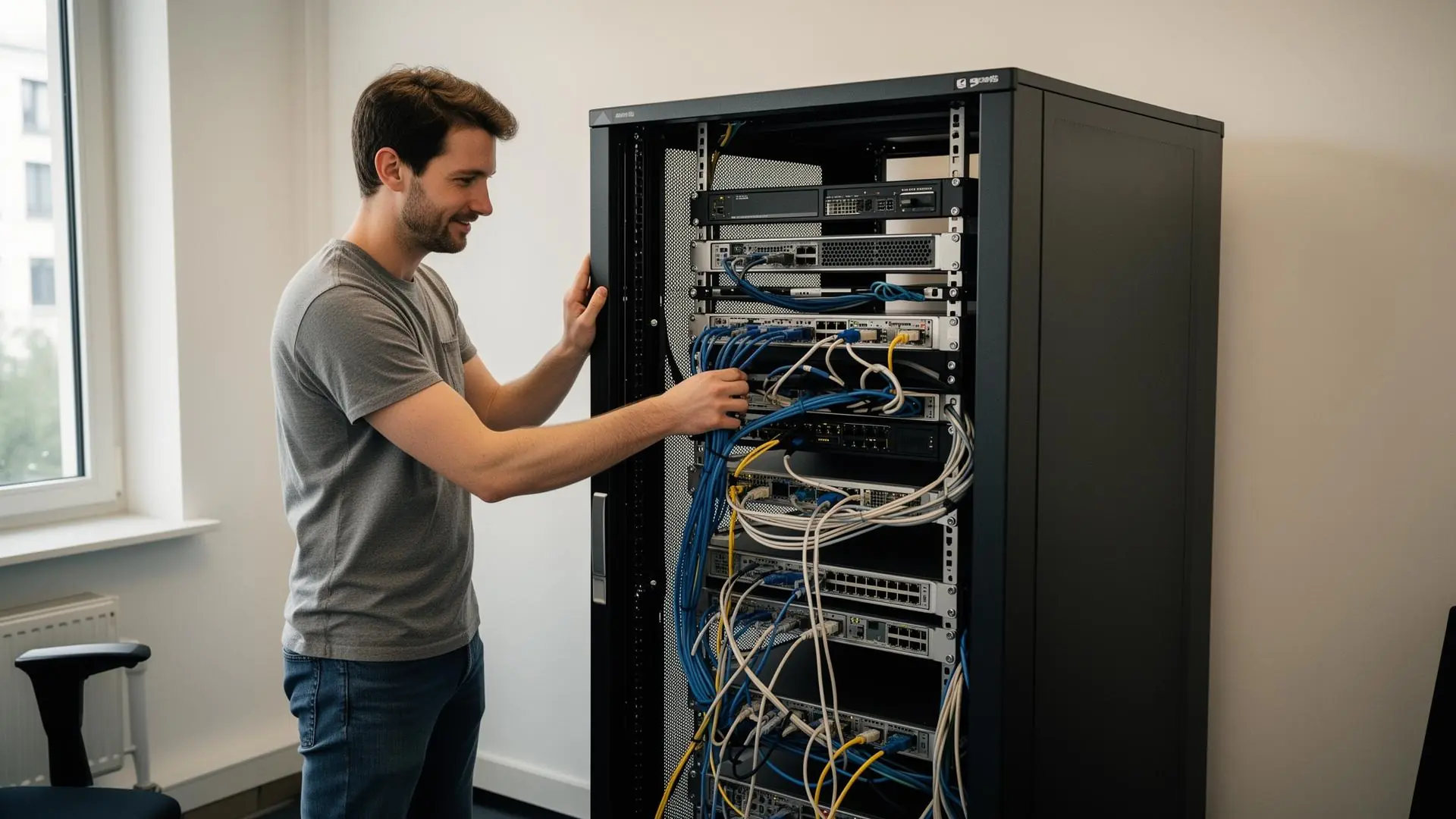 IT Dienstleister Hamburg – moderne Server-Infrastruktur in einem Hamburger Rechenzentrum
